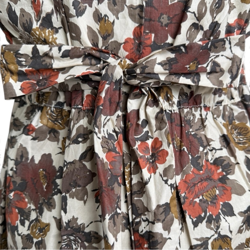 NWOT Garnet Hill Floral Midi Dress - Picture 6 of 8